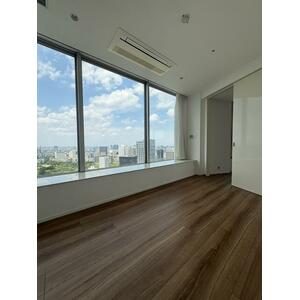 Bedroom with city view