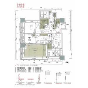 Shirokane The Sky East Tower 2122 - 3LDK floor plan