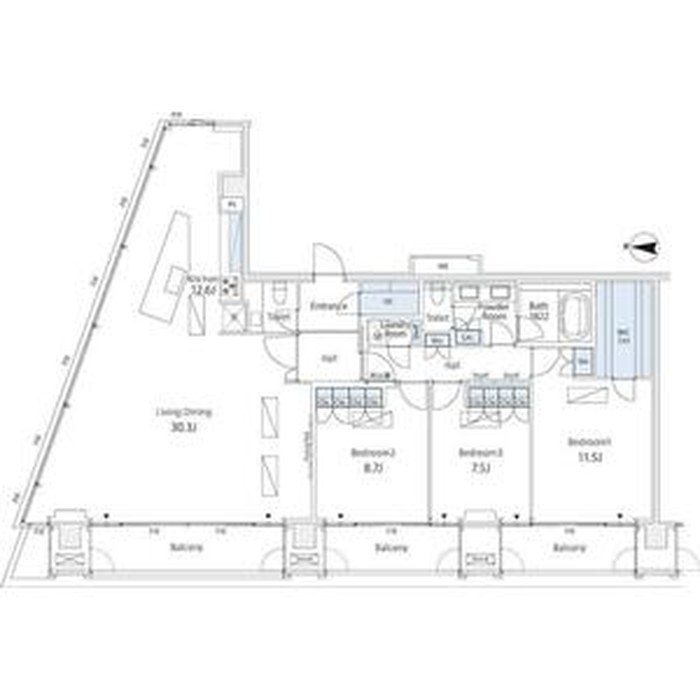 With Harajuku Residence 1004 - Floor plan